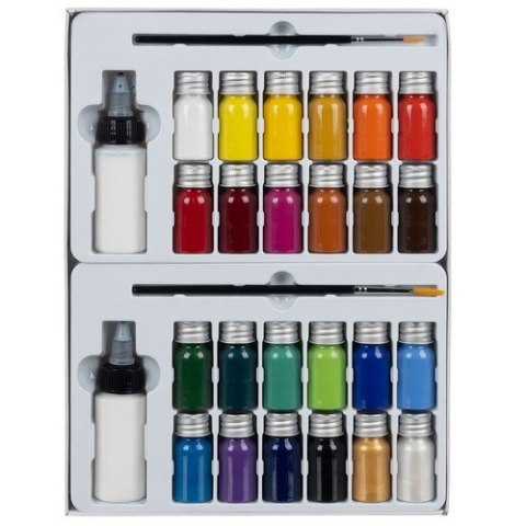 Farby do tkanin- 24szt. 180ml Maaleo 22948 Farby do tkanin- 24szt. 180ml Maaleo 22948