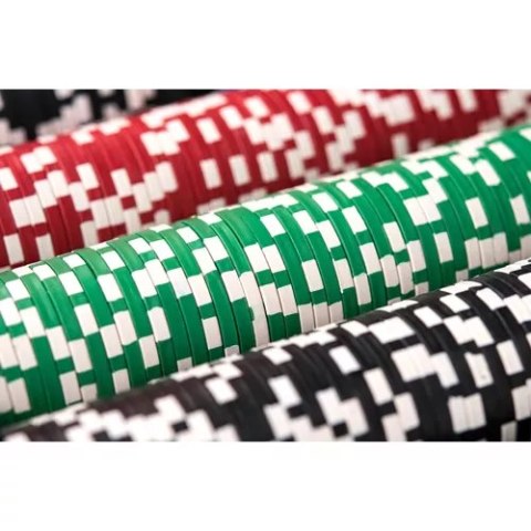 Poker - zestaw 500 żetonów w walizce HQ 23529 Poker - zestaw 500 żetonów w walizce HQ 23529