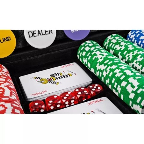 Poker - zestaw 500 żetonów w walizce HQ 23529 Poker - zestaw 500 żetonów w walizce HQ 23529