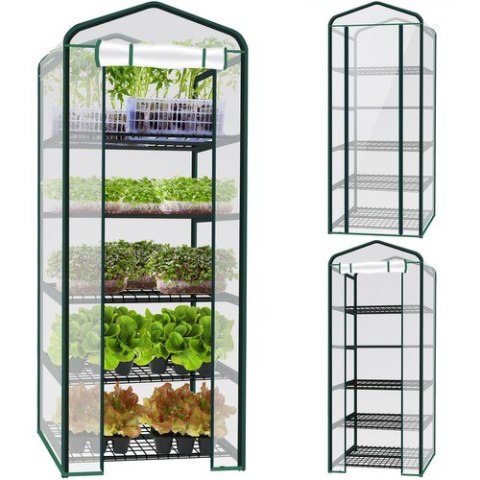 Szklarnia foliowa mini - 5 półek 23359 Szklarnia foliowa mini - 5 półek 23359