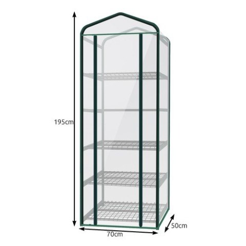 Szklarnia foliowa mini - 5 półek 23359 Szklarnia foliowa mini - 5 półek 23359