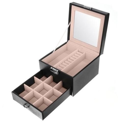 Kuferek na biżuterię - czarny K8898 Beautylushh Kuferek na biżuterię - czarny K8898 Beautylushh
