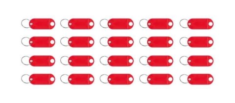 Zestaw brelok/identyfikatory do kluczy 100 szt Zestaw brelok/identyfikatory do kluczy 100 szt
