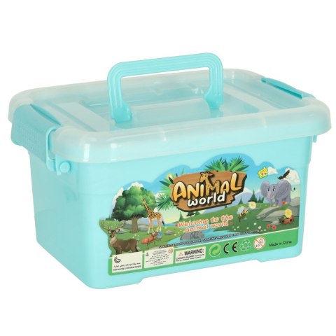 Figurki zwierzęta zoo zestaw do zabawy 19 el. Figurki zwierzęta zoo zestaw do zabawy 19 el.