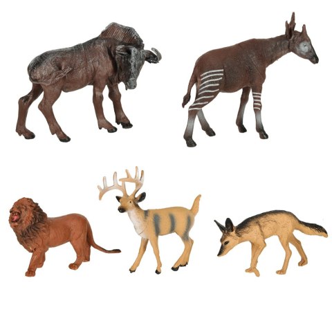 Figurki zwierzęta zoo zestaw do zabawy 19 el. Figurki zwierzęta zoo zestaw do zabawy 19 el.
