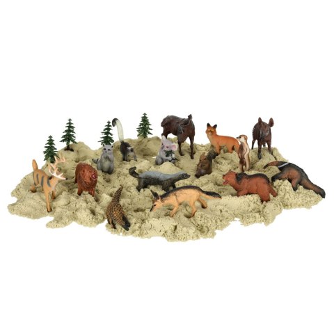 Figurki zwierzęta zoo zestaw do zabawy 19 el. Figurki zwierzęta zoo zestaw do zabawy 19 el.