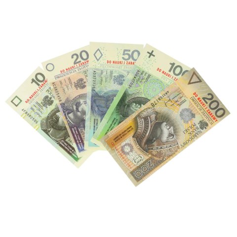 Pieniądze do nauki i zabawy Złotówki bilon i banknoty 5+ MULTIGRA Pieniądze do nauki i zabawy Złotówki bilon i banknoty 5+ MULTIGRA