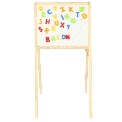 Tablica kredowa magnetyczna liczydło szara 43 x 50 x 84 cm Tablica kredowa magnetyczna liczydło szara 43 x 50 x 84 cm