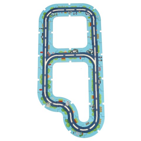 Tor samochodowy puzzle policja pojazdy miasto 47 elementów Tor samochodowy puzzle policja pojazdy miasto 47 elementów