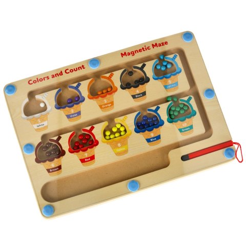 Tablica magnetyczna edukacyjna montessori sortowanie kolorowe kulki lody 30 cm x 22 cm Tablica magnetyczna edukacyjna montessori sortowanie kolorowe kulki lody 30 cm x 22 cm