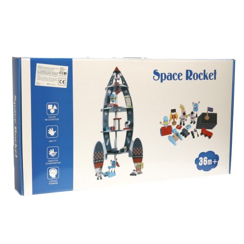 Rakieta drewniana statek kosmiczny domek kosmos astronauta Rakieta drewniana statek kosmiczny domek kosmos astronauta