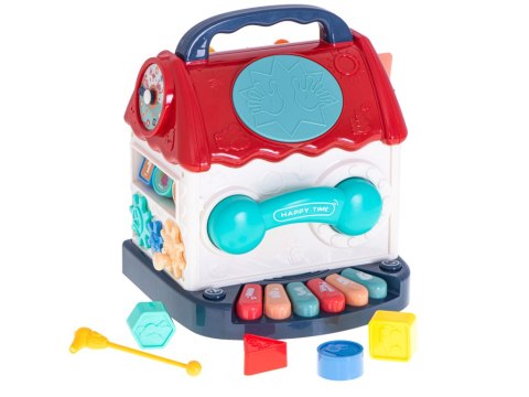 Kostka edukacyjna sorter domek nakarm ptaszka Kostka edukacyjna sorter domek nakarm ptaszka