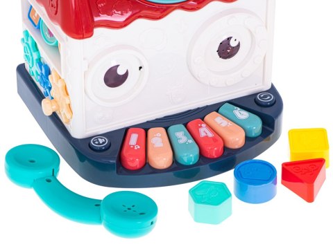 Kostka edukacyjna sorter domek nakarm ptaszka Kostka edukacyjna sorter domek nakarm ptaszka