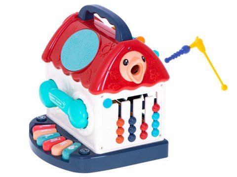 Kostka edukacyjna sorter domek nakarm ptaszka Kostka edukacyjna sorter domek nakarm ptaszka