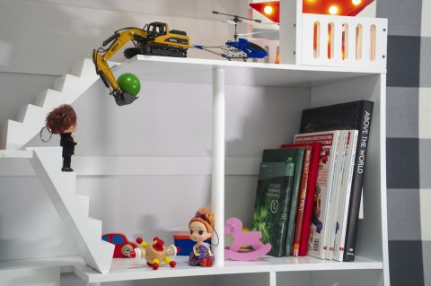 LULILO Regał na książki dla dzieci półka domek na zabawki 2w1 CALLA 116cm XXL LULILO Regał na książki dla dzieci półka domek na zabawki 2w1 CALLA 116cm XXL