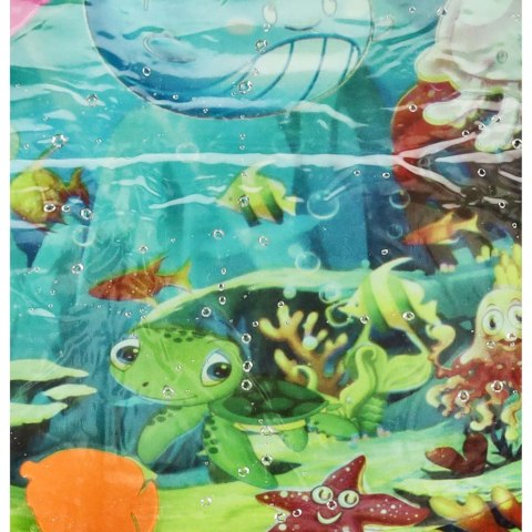 Mata wodna sensoryczna dmuchana dla niemowląt żółw zielona XXL 99x53 cm Mata wodna sensoryczna dmuchana dla niemowląt żółw zielona XXL 99x53 cm