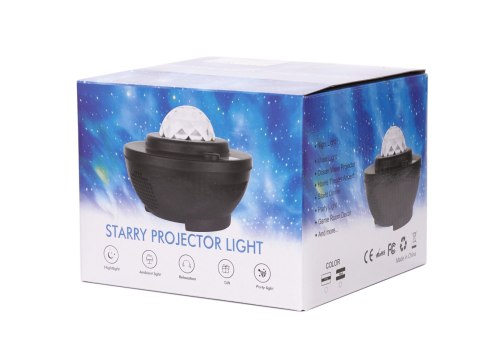 Projektor gwiazd lampka nocna obrotowa LED Projektor gwiazd lampka nocna obrotowa LED