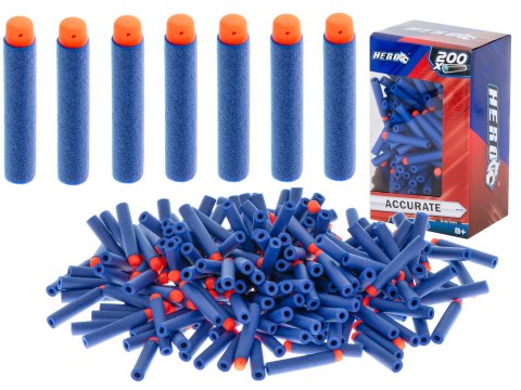 Strzałki kompatybilne z wyrzutnią NERF 7,2cm BOX 200szt. Strzałki kompatybilne z wyrzutnią NERF 7,2cm BOX 200szt.