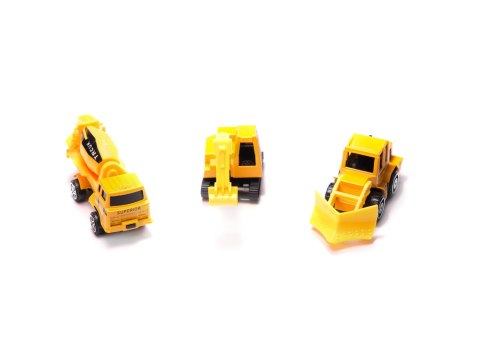 Transporter samolot + 3 auta pojazdy budowlane Transporter samolot + 3 auta pojazdy budowlane