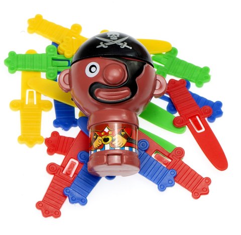 Gra zręcznościowa Szalony Pirat w beczce Ukłuj pirata 9 x 9 x 12,5 cm Gra zręcznościowa Szalony Pirat w beczce Ukłuj pirata 9 x 9 x 12,5 cm