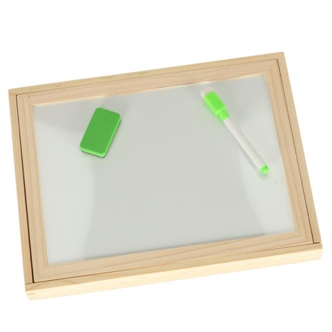 Tablica magnetyczna kredowa wielofunkcyjna zwierzątka + kredka marker gąbka Tablica magnetyczna kredowa wielofunkcyjna zwierzątka + kredka marker gąbka