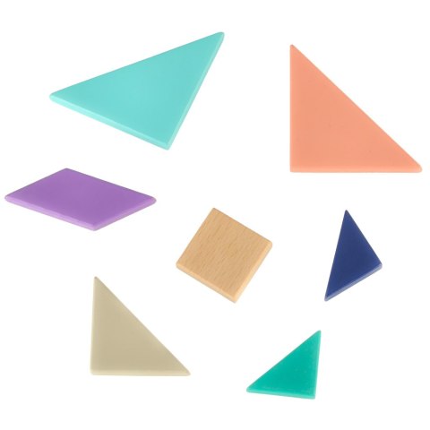 Tangram puzzle drewniane układanka klocki 11,5cm x 11,5cm Tangram puzzle drewniane układanka klocki 11,5cm x 11,5cm