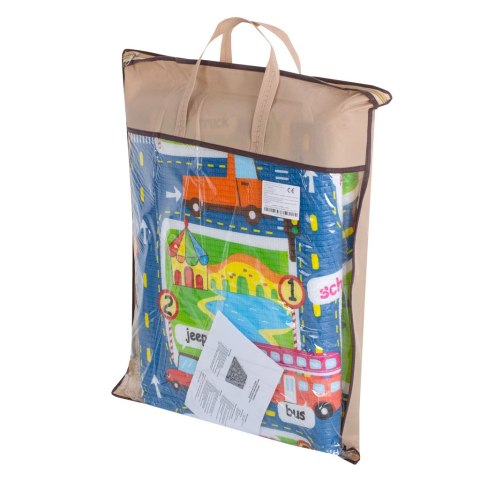 Mata edukacyjna piankowa składana ulica 200 x 160 cm Mata edukacyjna piankowa składana ulica 200 x 160 cm