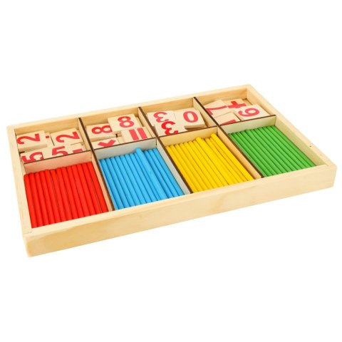 Patyczki do nauki liczenia liczydło patyczki + cyfry zestaw edukacyjny montessori Patyczki do nauki liczenia liczydło patyczki + cyfry zestaw edukacyjny montessori
