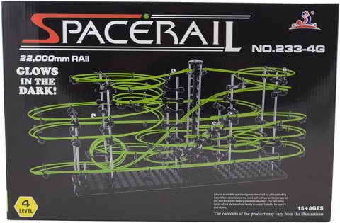 Tor kulkowy Spacerail glow świecące w ciemności level 4 72cm x 34cm x 36cm Tor kulkowy Spacerail glow świecące w ciemności level 4 72cm x 34cm x 36cm