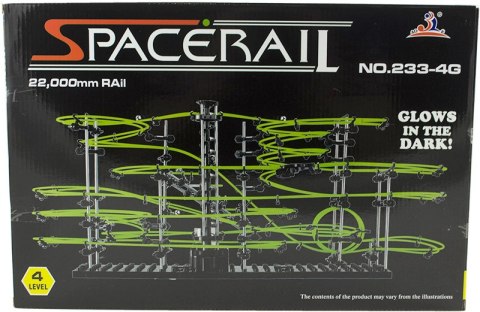 Tor kulkowy Spacerail glow świecące w ciemności level 4 72cm x 34cm x 36cm Tor kulkowy Spacerail glow świecące w ciemności level 4 72cm x 34cm x 36cm