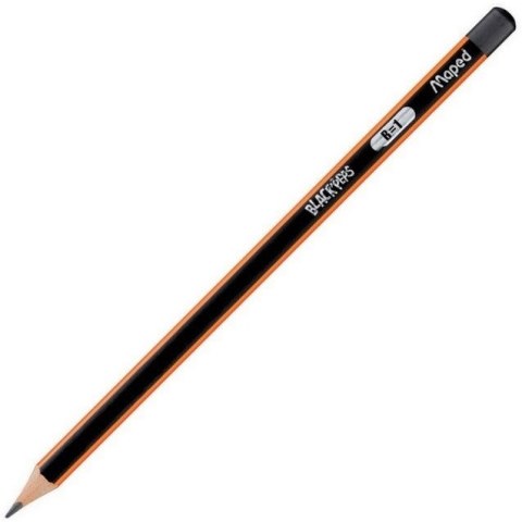 OŁÓWEK DREWNIANY MAPED BLACK'PEPS B BEZ GUMKI OŁÓWEK DREWNIANY MAPED BLACK'PEPS B BEZ GUMKI