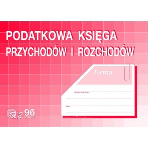 PODATKOWA KSIĘGA PRZYCH. I ROZCH.. 96 K (OFFSET) MICHALCZYK I PROKOP A4 PODATKOWA KSIĘGA PRZYCH. I ROZCH.. 96 K (OFFSET) MICHALCZYK I PROKOP A4