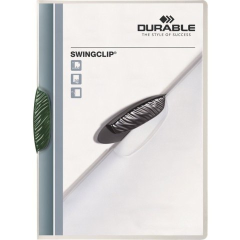 SKOROSZYT Z KLIPSEM DURABLE SWINGCLIP, ZIELONY SKOROSZYT Z KLIPSEM DURABLE SWINGCLIP, ZIELONY