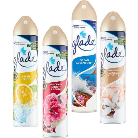 Odświeżacz powietrza Glade 300ml Luscious Cherry & Peony Odświeżacz powietrza Glade 300ml Luscious Cherry & Peony