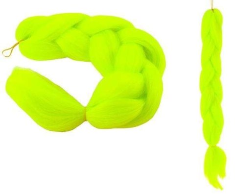 Włosy syntetyczne warkoczyki - neonowe Włosy syntetyczne warkoczyki - neonowe