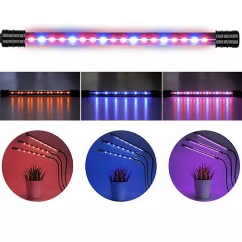 Lampa 20 LED 3szt. do wzrostu roślin Gardlov 19242 Lampa 20 LED 3szt. do wzrostu roślin Gardlov 19242