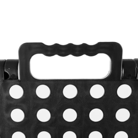 Stołek składany czarno-biały 39cm Stołek składany czarno-biały 39cm